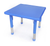 Square Blue Plastic Table