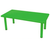 Green Rectangular Plastic Table
